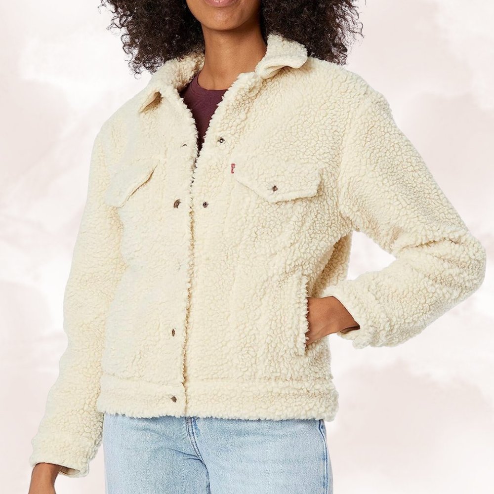 LEVI'S Ex-Boyfriend Sherpa Trucker Jacket | Medium